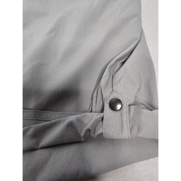 Tilley Wanderer Collection Gray adjustable fold over hem shorts Size 16 Women's - Picture 9 of 10